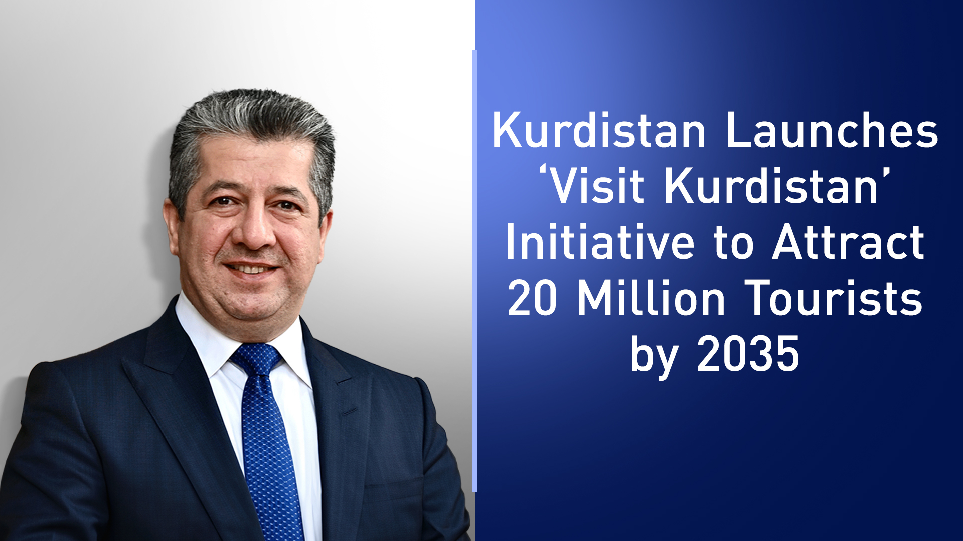 Kurdistan Region Prime Minister Masrour Barzani. (Graphics: Kurdistan24)