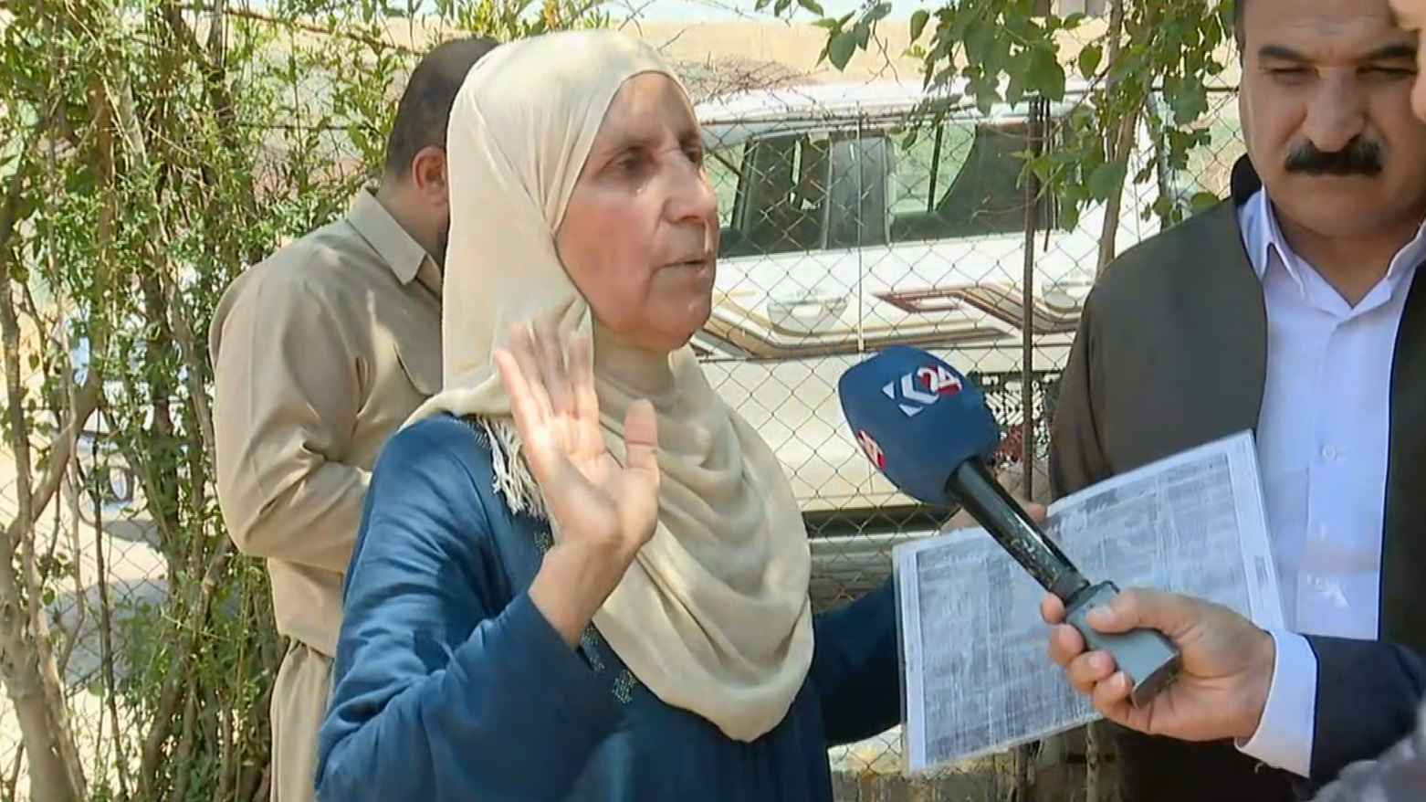Seyran Mohammed, another resident of Hasari village, part of the Shwan subdistrict in Kirkuk province. (Photo: Kurdistan24)