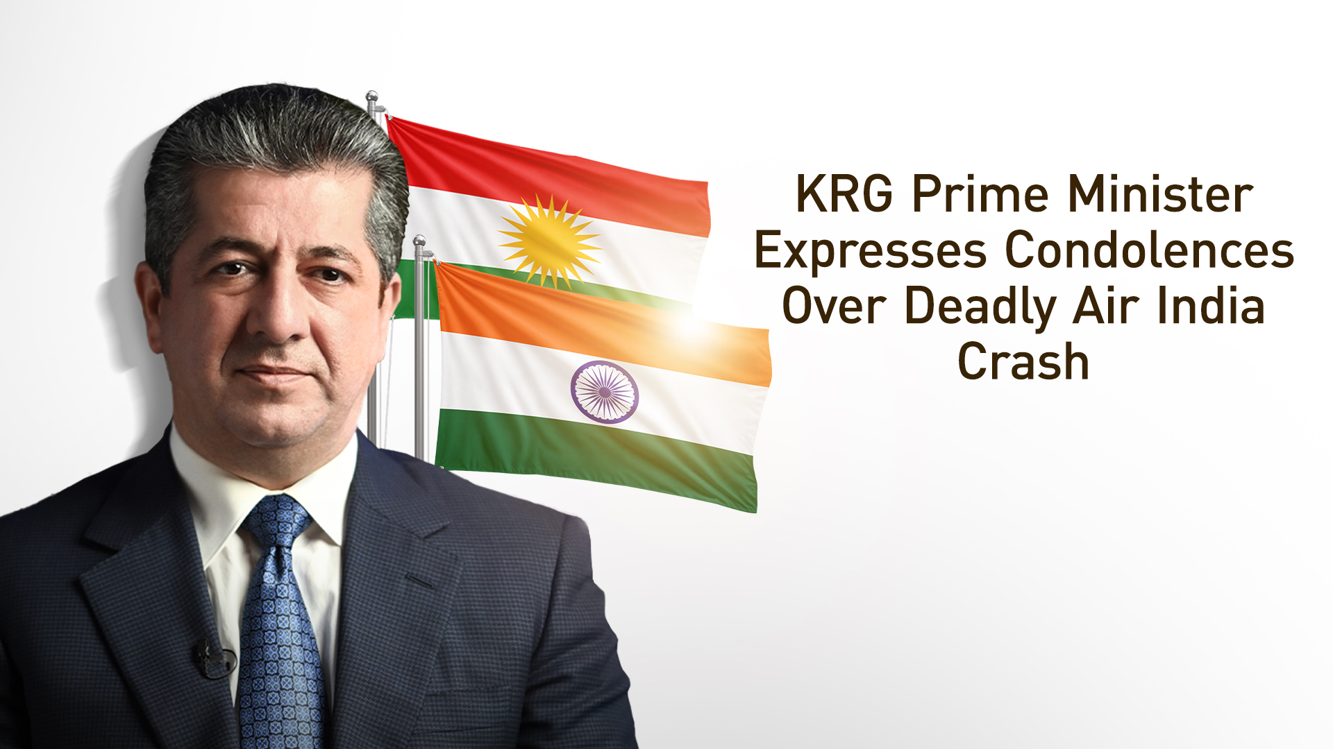 KRG Prime Minister Masrour Barzani. (Graphics: Kurdistan24)
