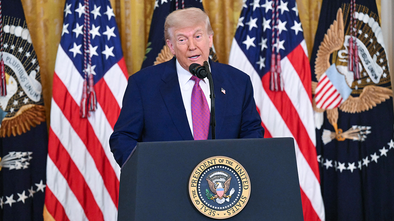 US President Donald Trump speaks during a bill signing event in the East Room of the White House in Washington, DC on Jun. 12, 2025. (Photo: AFP)