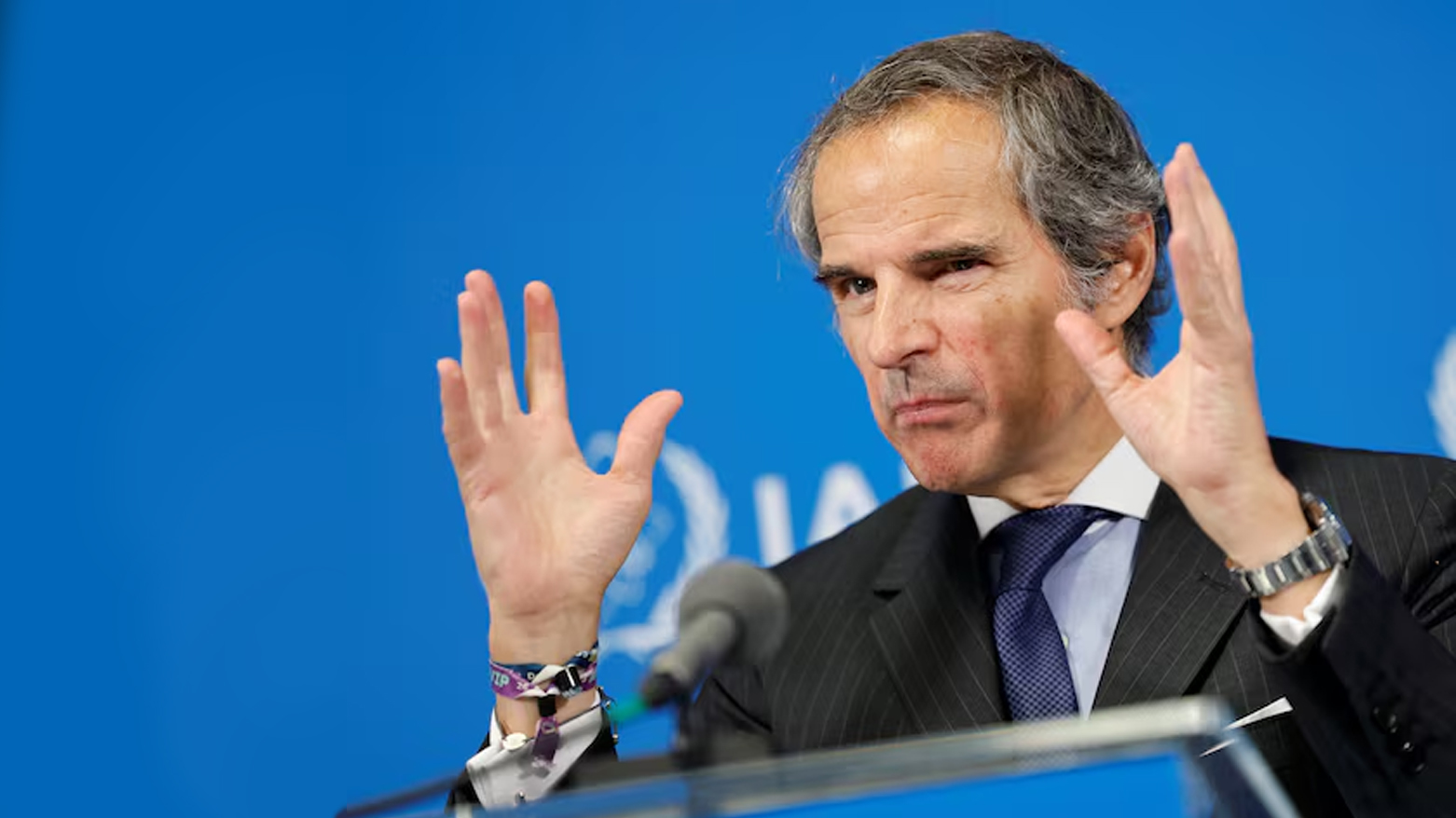 IAEA Director General Rafael Grossi holds a press conference after the first day of the agency's quarterly Board of Governors meeting at the IAEA headquarters in Vienna, Austria, Jun. 9, 2025. (Photo: REUTERS)