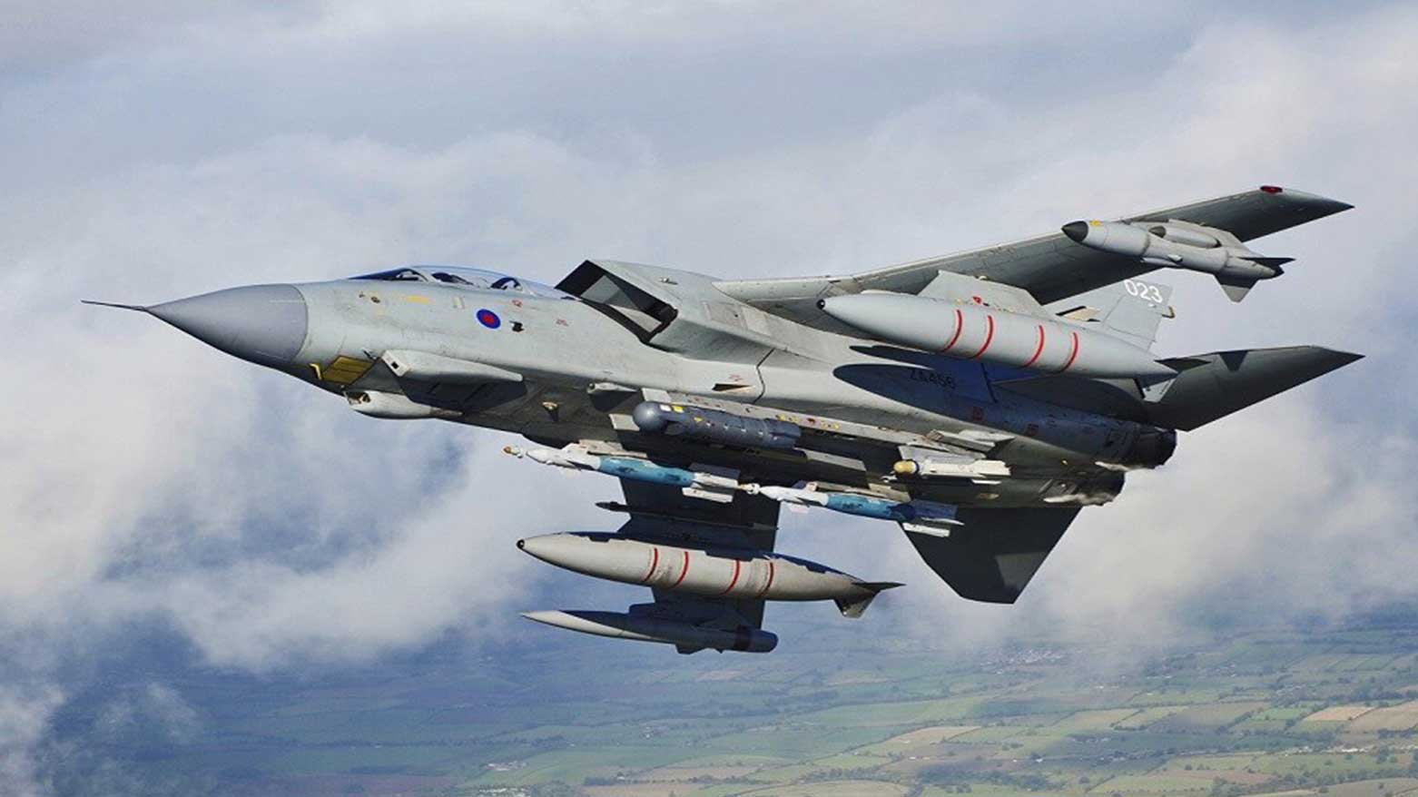 UK Royal Air Force Tornado GR4 during a training exercise. (Photo: UK Gov.)