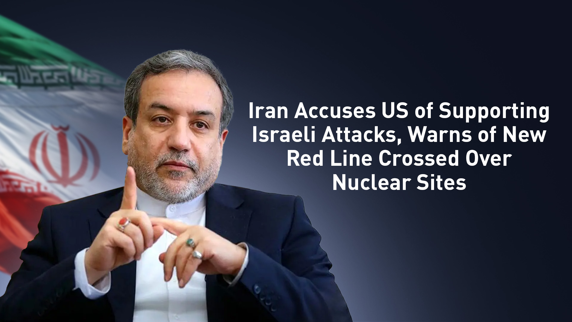 Iran’s Foreign Minister Abbas Araghchi. (Graphics: Kurdistan24)