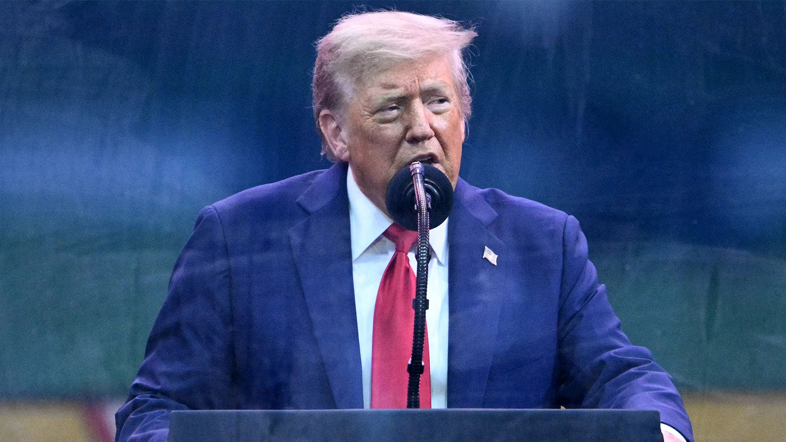 US President Donald Trump speaks during the Army 250th Anniversary Parade from the Ellipse in Washington, DC on June 14, 2025. (Photo: AFP)