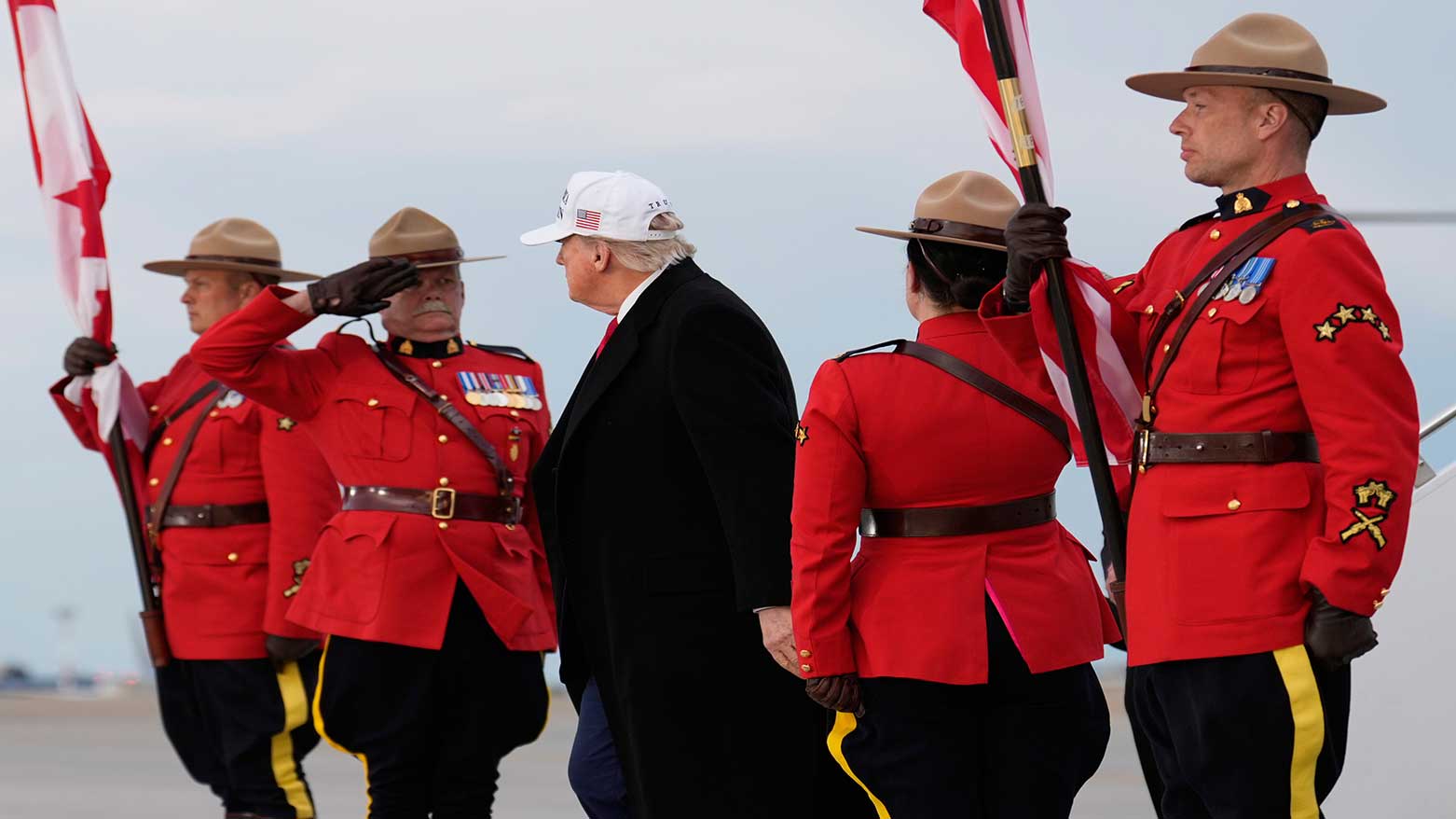 President Donald Trump arrives on Air Force One at Calgary International Airport, June 15, 2025, in Calgary, Canada, ahead of the G7 Summit. (Photo: AP)