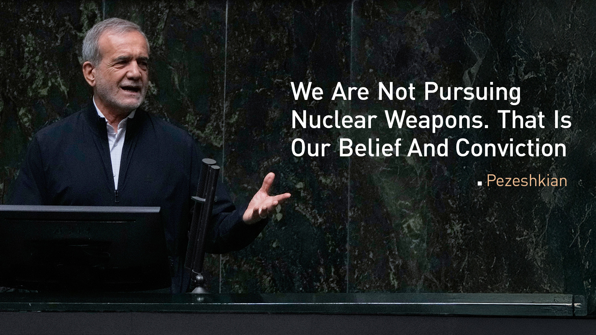 Iranian President Masoud Pezeshkian. (Photo: AP)