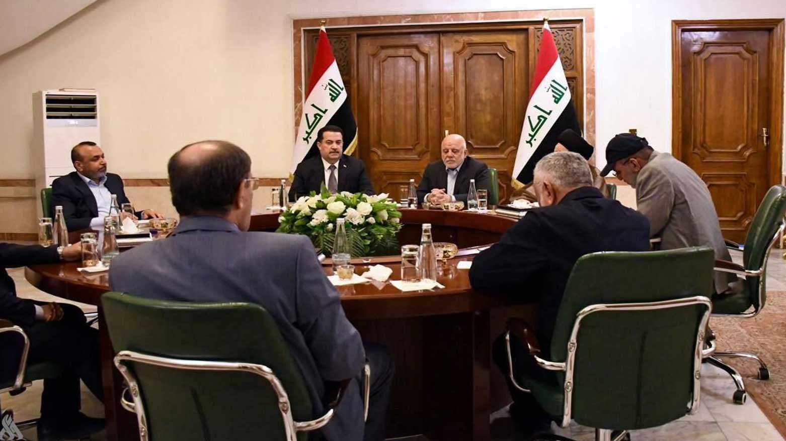 The leading members of the Shiite Coordination Framework (SCF). (Photo: INA)