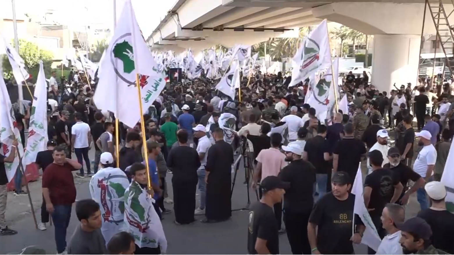 PMF supporters protesting against Israel in Baghdad, June 16, 2025. (Photo: Kurdistan24)