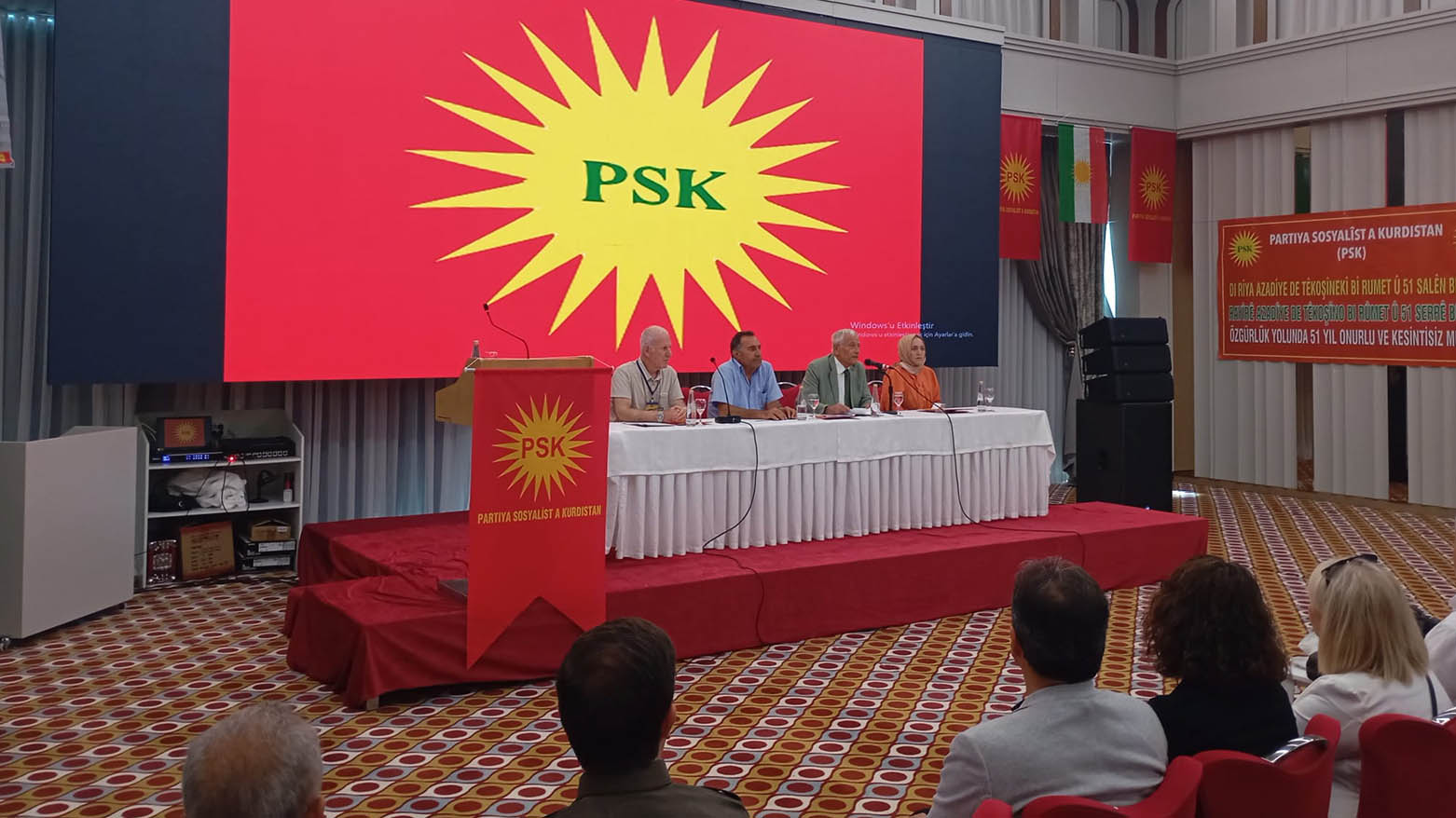 Bayram Bozyel careke din wek Serokê Giştî yê PSKê hat hilbijartin