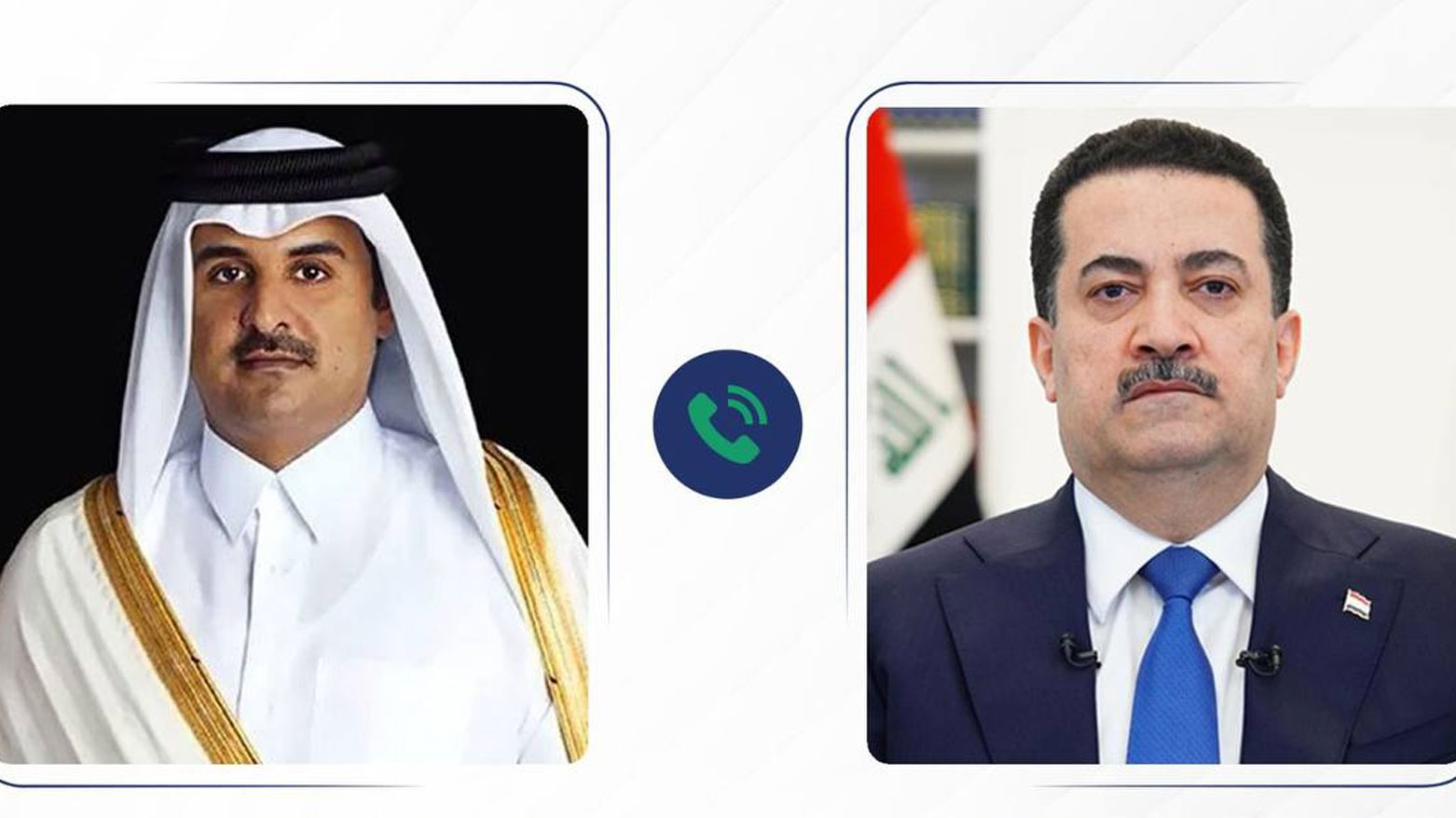 السوداني يبحث هاتفياً مع أمير قطر مستجدات الأوضاع في المنطقة