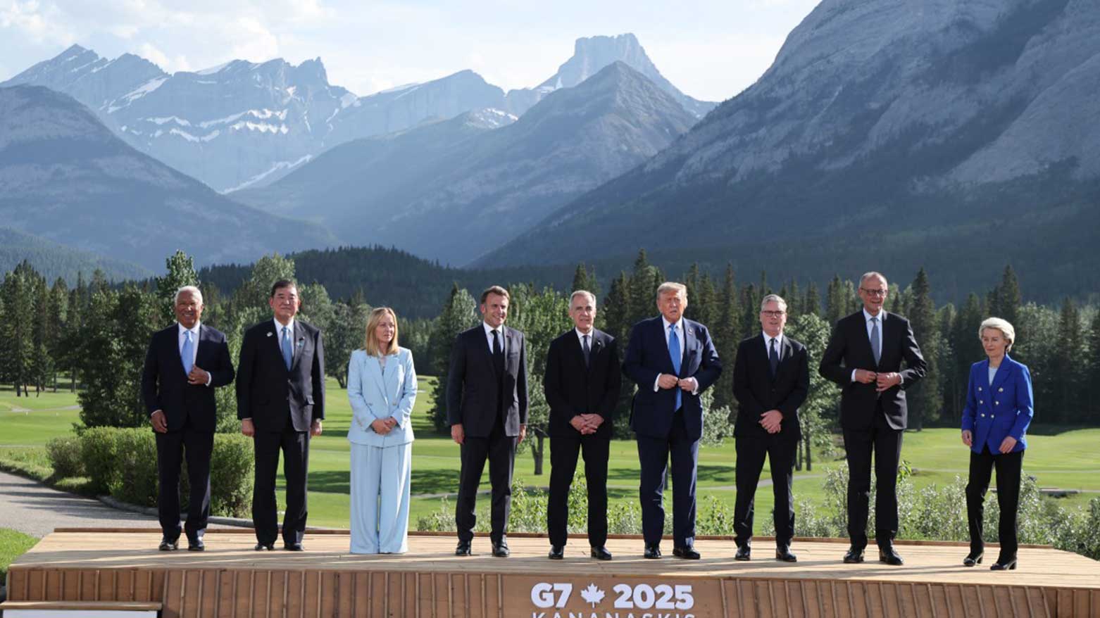 G7 leaders pose for a group photo during the G7 Summit, Canada on June 16, 2025. (Photo: AFP)