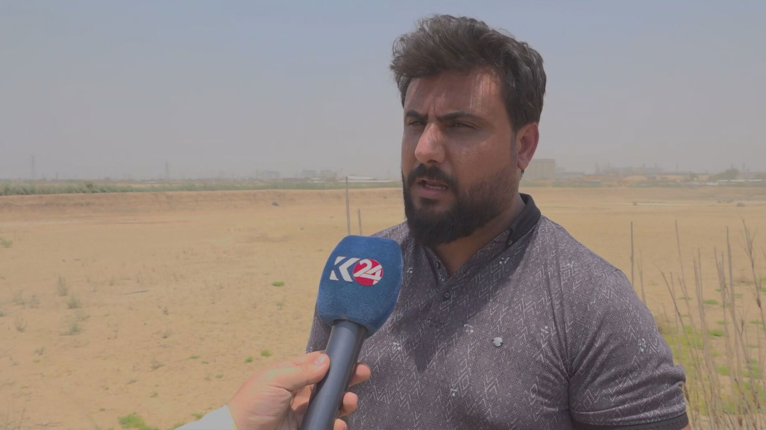 زەویە کشتوکاڵییەکانی دەوروبەری بەغدا بەهۆی وشکەساڵیەوە بوونەتە بیابان