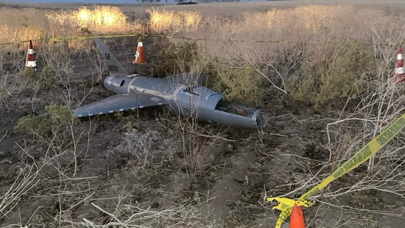 The aftermath of a drone that was shot down in Erbil province, June 18, 2025. (Photo: Kurdistan24)