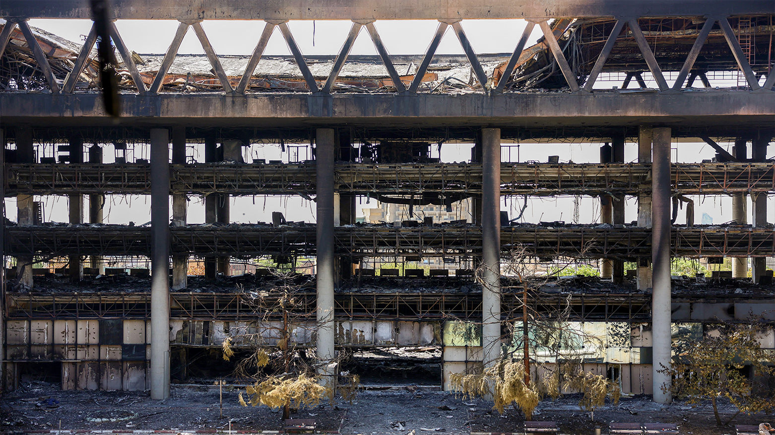 This picture shows the destroyed building of the Islamic Republic of Iran Broadcasting (IRIB) after it was hit a few days earlier in an Israeli strike, in Tehran, on Jun. 19, 2025. (Photo: AFP)