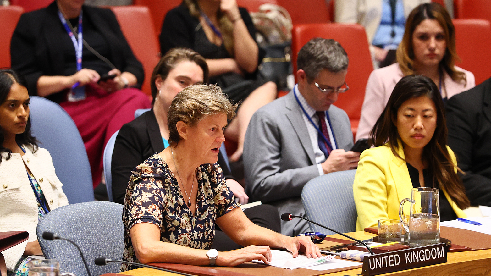 United Kingdom Ambassador to the UN Barbara Woodward. (Photo: AFP)