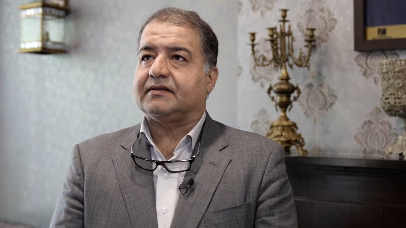 Majid Farahani speaks during an interview in Tehran, Iran, on Jun. 20, 2025. (Photo: CNN)