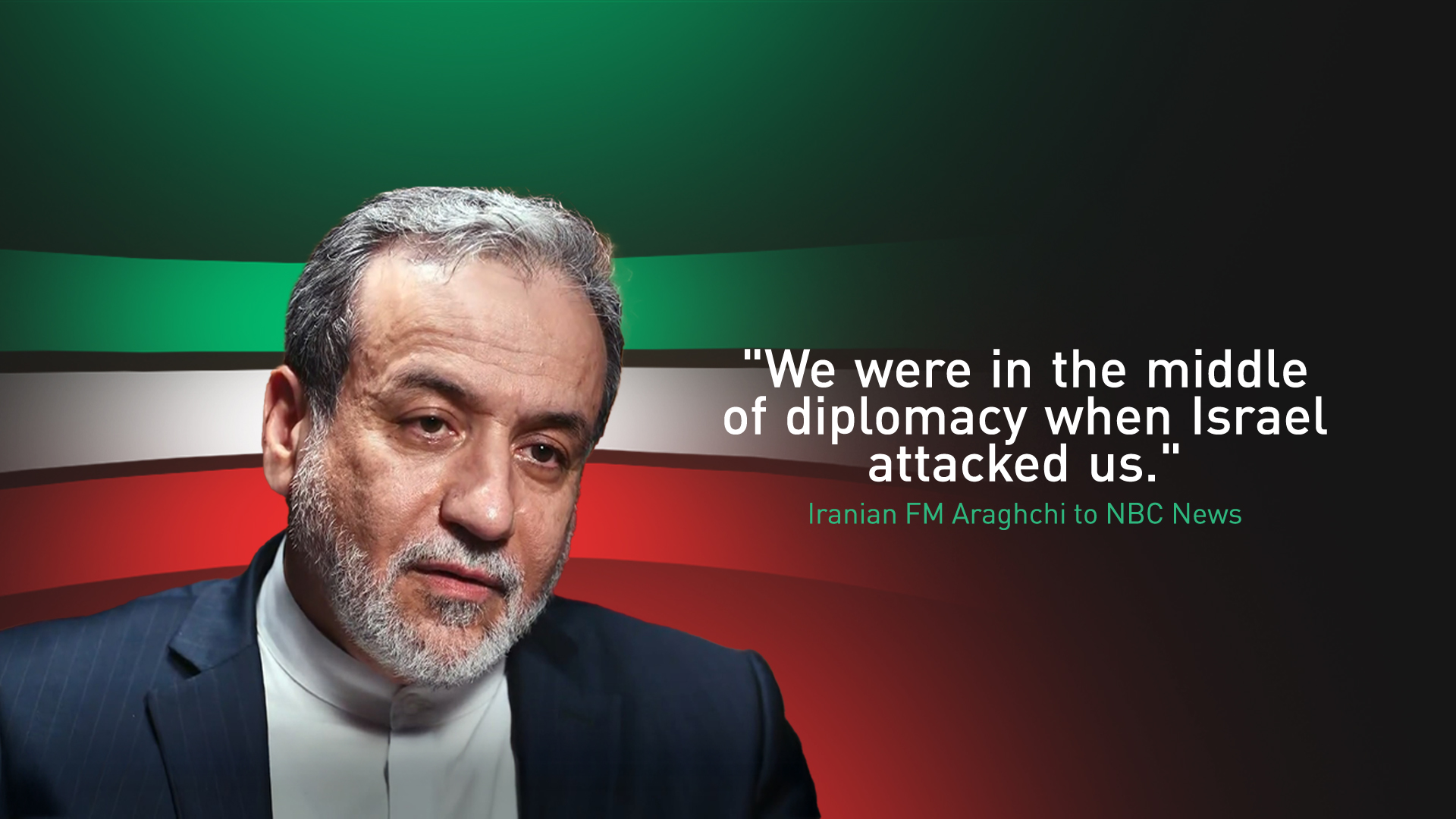 Iran's Foreign Minister Abbas Araghchi. (Photo: Kurdistan24)
