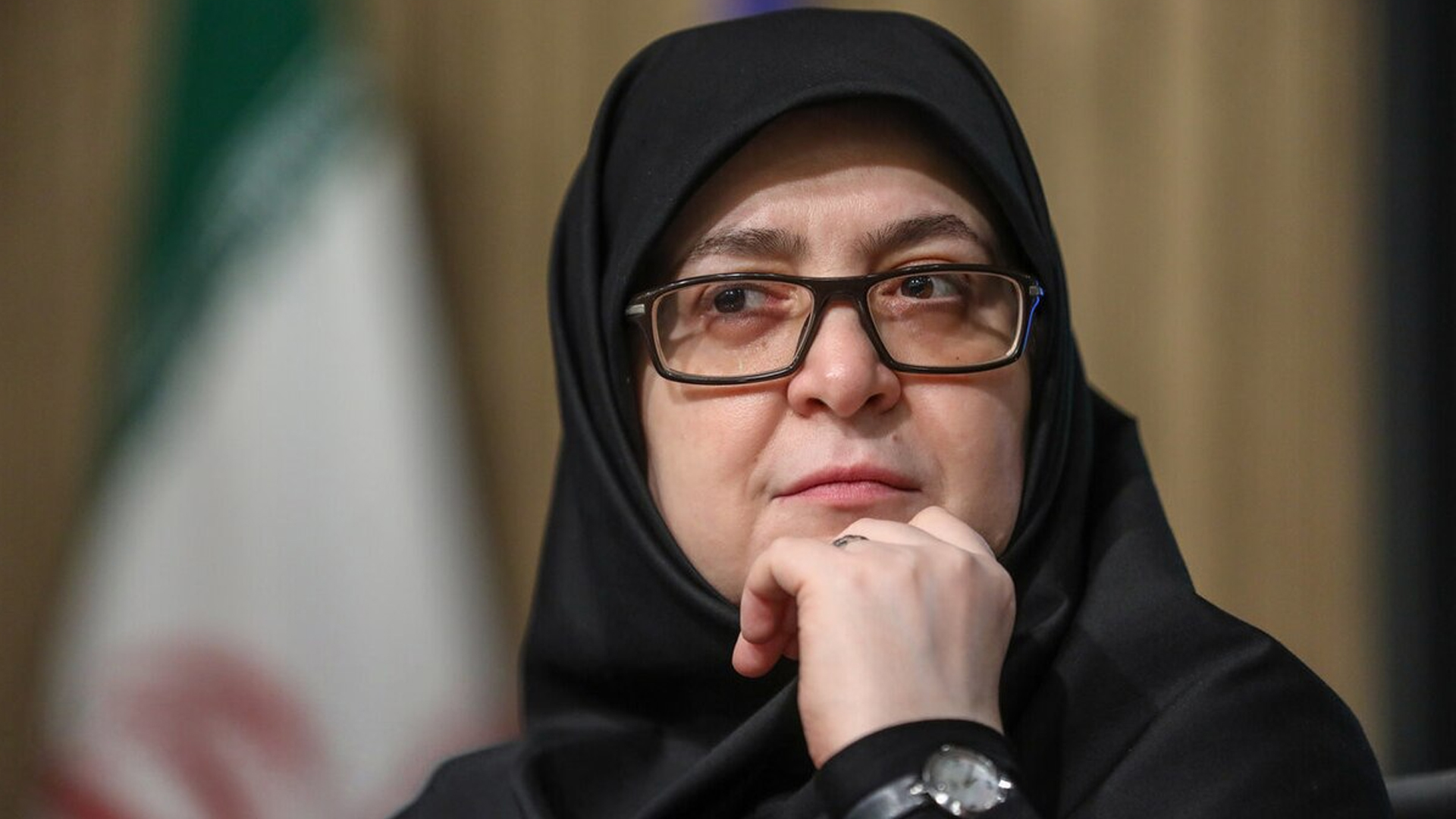 Iranian government spokesperson Fatemeh Mohajerani. (Photo: CNN)