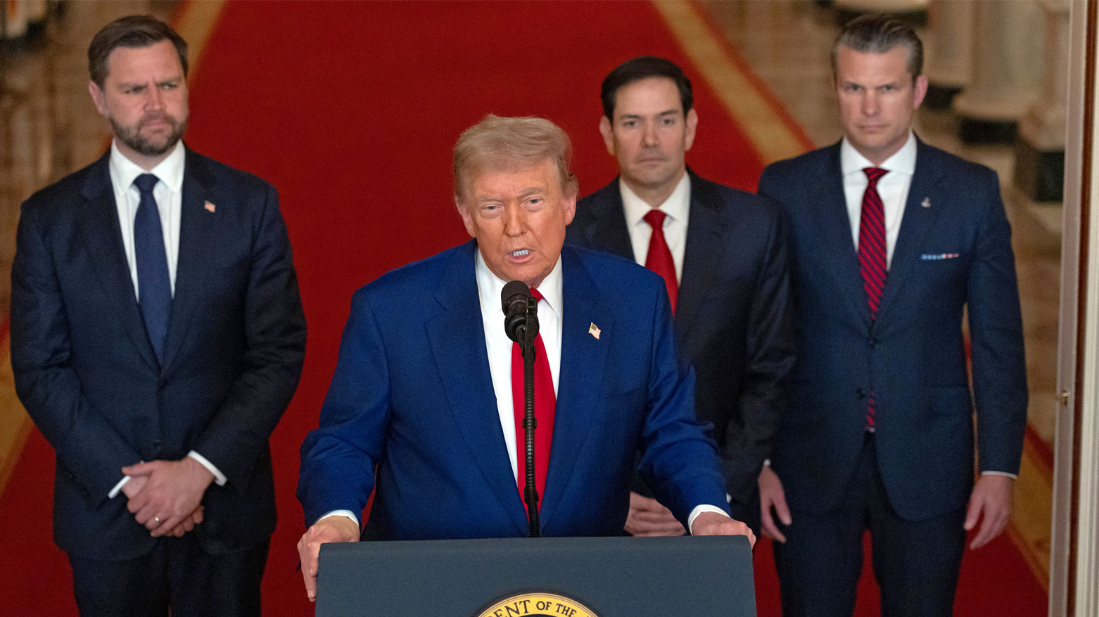 النصّ الحرفي لخطاب ترامب بشأن الضربات على المنشآت النووية الإيرانية