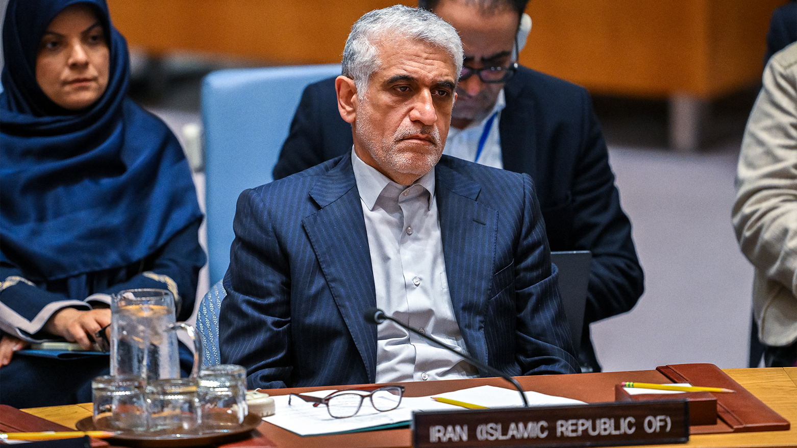 Iran's UN representative Amir Saeid Iravani. (Photo: AFP)