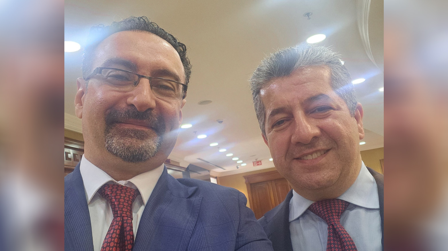 القنصل الأردني في إقليم كوردستان ينشر صورة وداعية مع مسرور بارزاني ويشيد بالعلاقات الثنائية