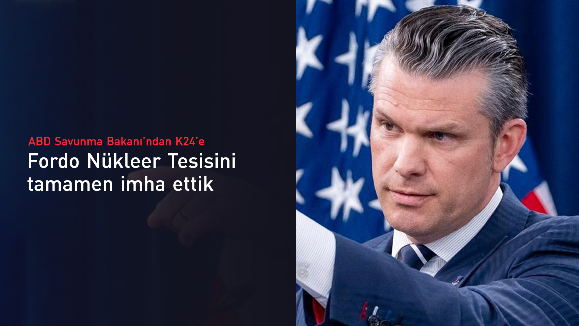 Bakan Hegseth: İran bize nerede saldırırsa saldırsın en sert şekilde karşılık vereceğiz