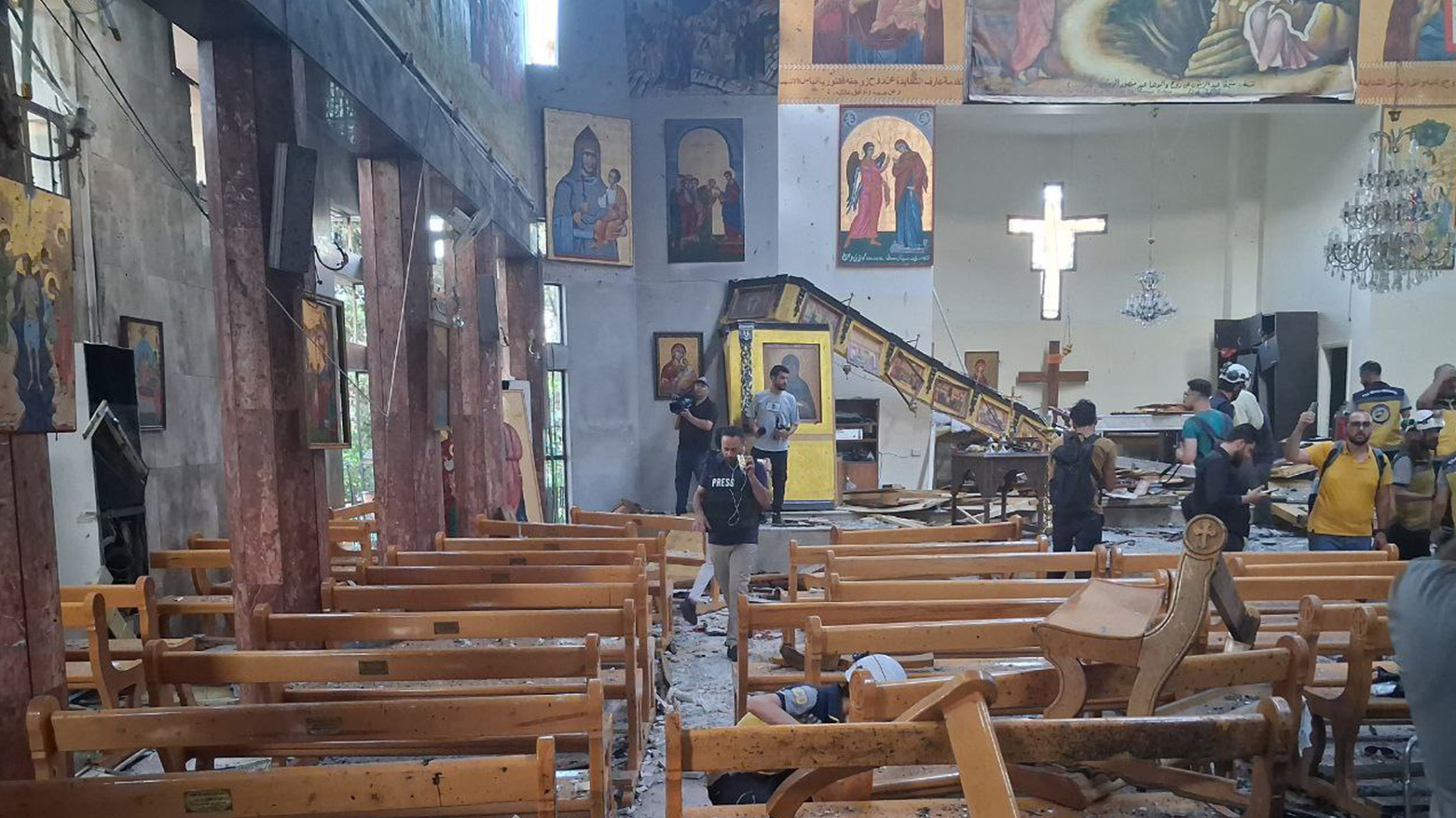 Li Şamê teqîn di dêrekê de rû da: 9 kes hatin kuştin