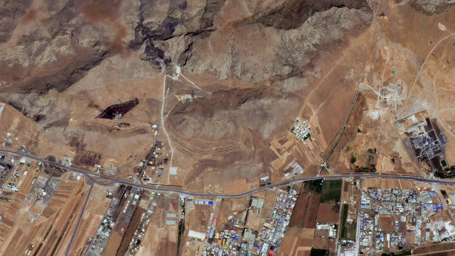 Kermanshah missile base seen in June 13, 2025 image by Planet Labs. (Photo: AFP)
