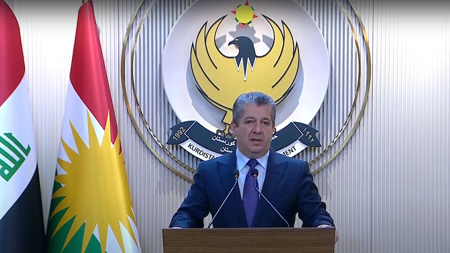 کۆنفرانسی ڕۆژنامەوانیی سەرۆک وەزیران مەسرور بارزانی