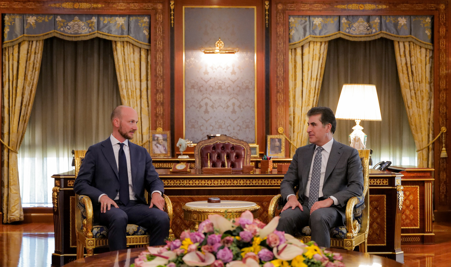رئيس إقليم كوردستان يستقبل القنصل الهولندي لدى أربيل