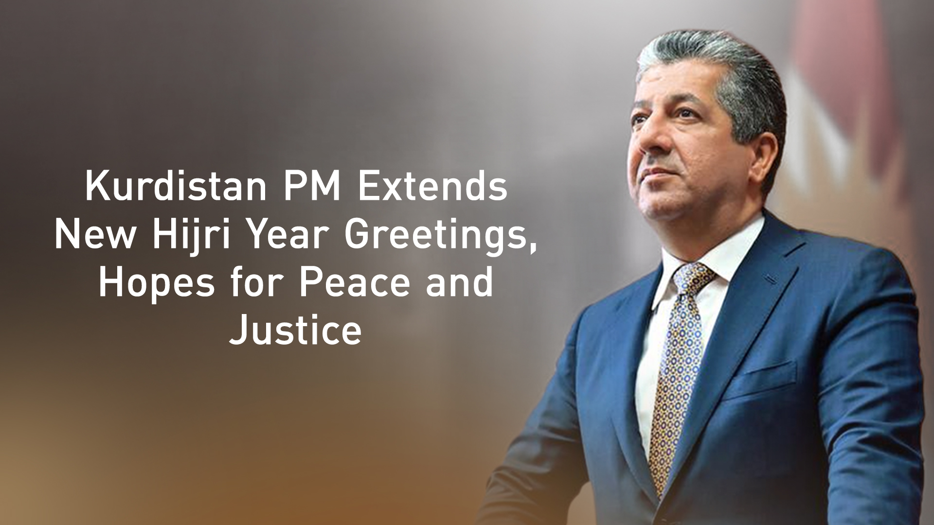 KRG PM Masrour Barzani. (Graphics: Kurdistan24)