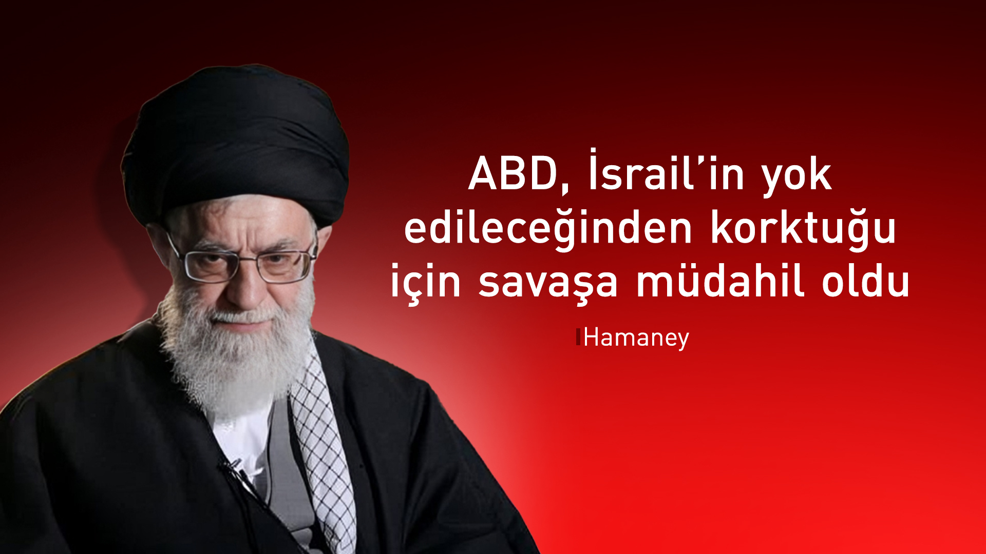 Hamaney: İran, Amerika'ya ağır bir tokat attı