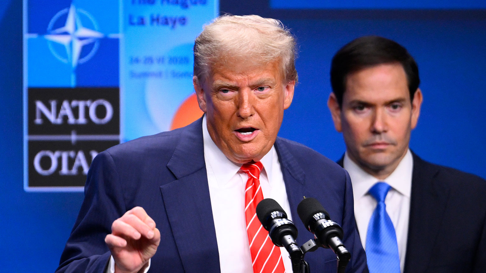 US President Donald Trump attends a press conference during the North Atlantic Treaty Organization (NATO) summit in The Hague on June 25, 2025. (Photo: AFP)