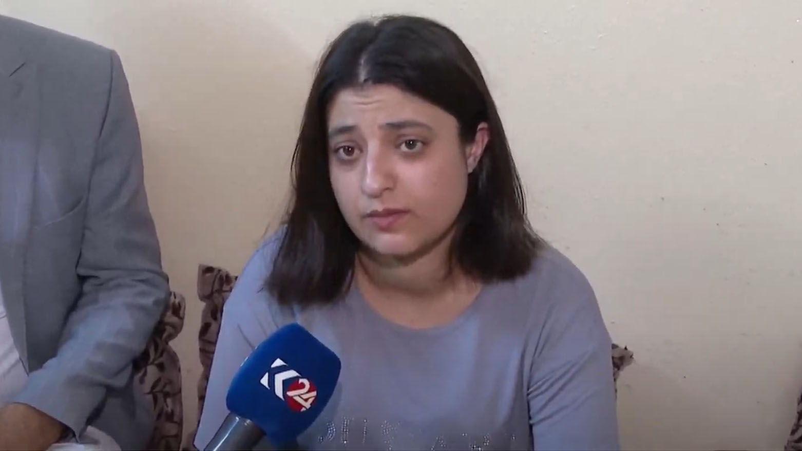 Dima Amin, newly returned to Kurdistan, speaks to Kurdistan24. (Photo: Kurdistan24)