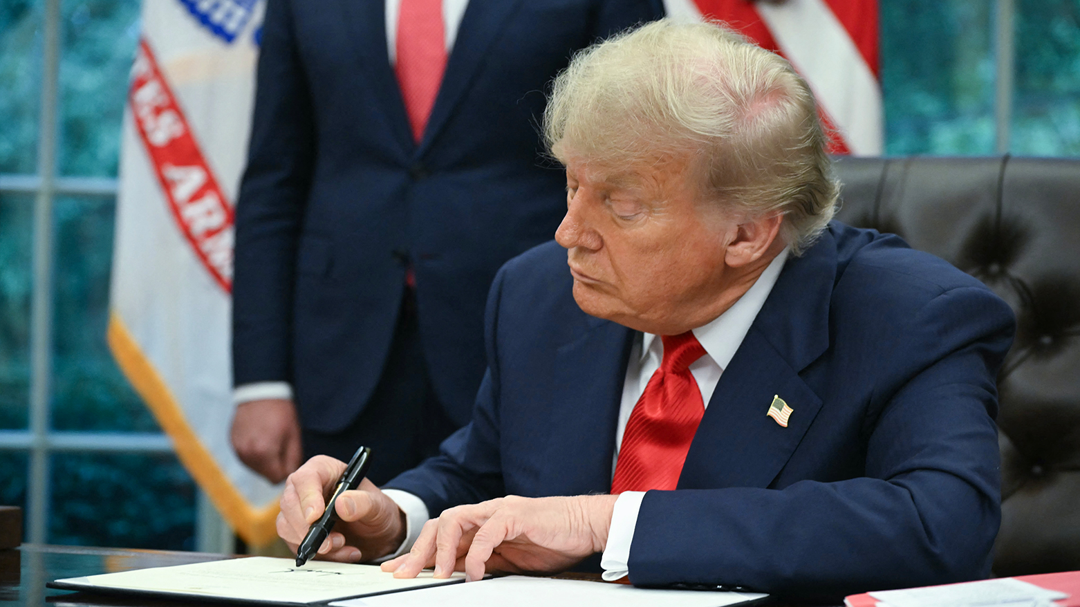 US President Donald Trump, in the Oval Office of the White House in Washington, DC, on Jun. 27, 2025. (Photo: AFP)