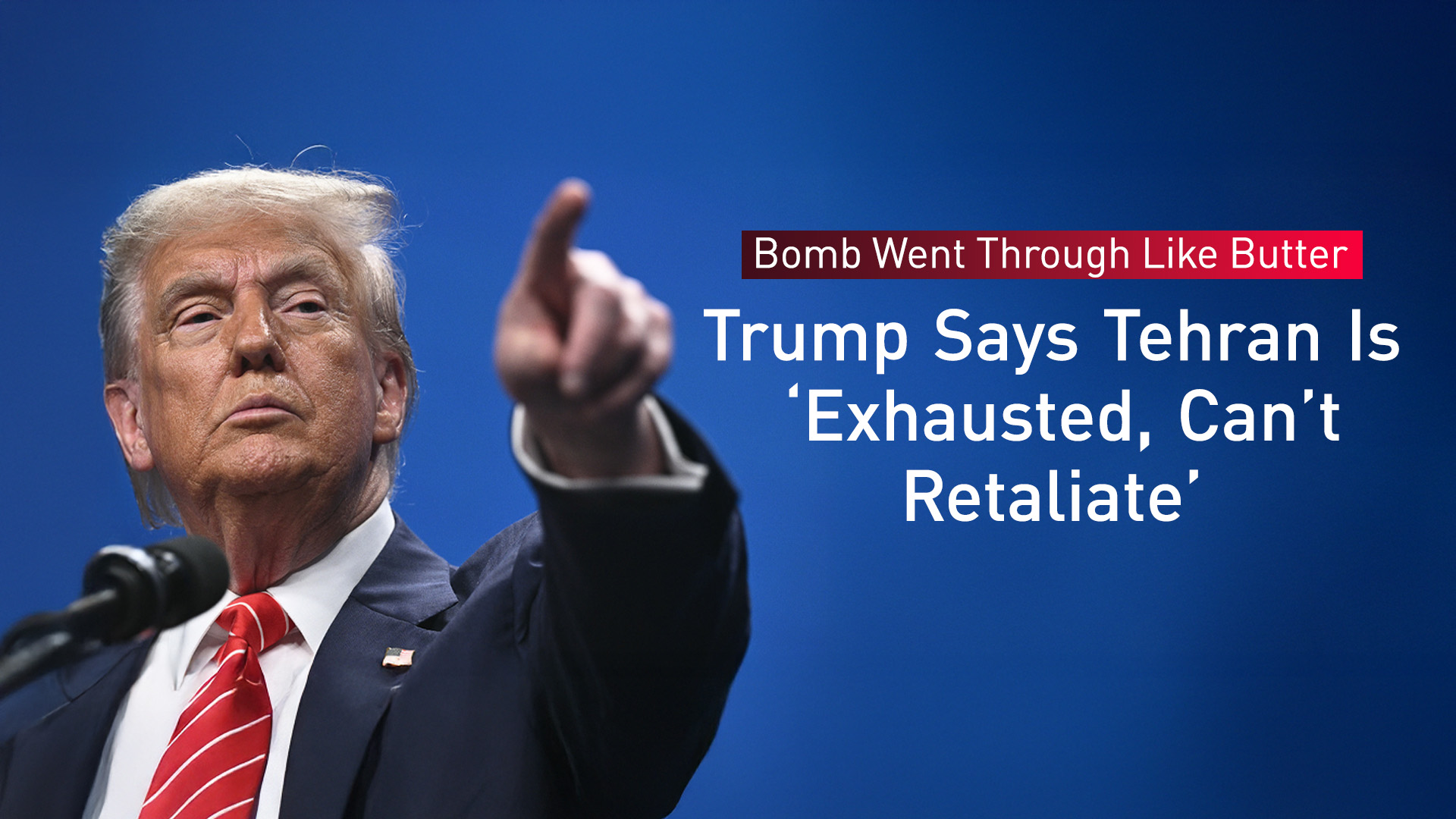 US President Donald Trump. (Photo: AFP)