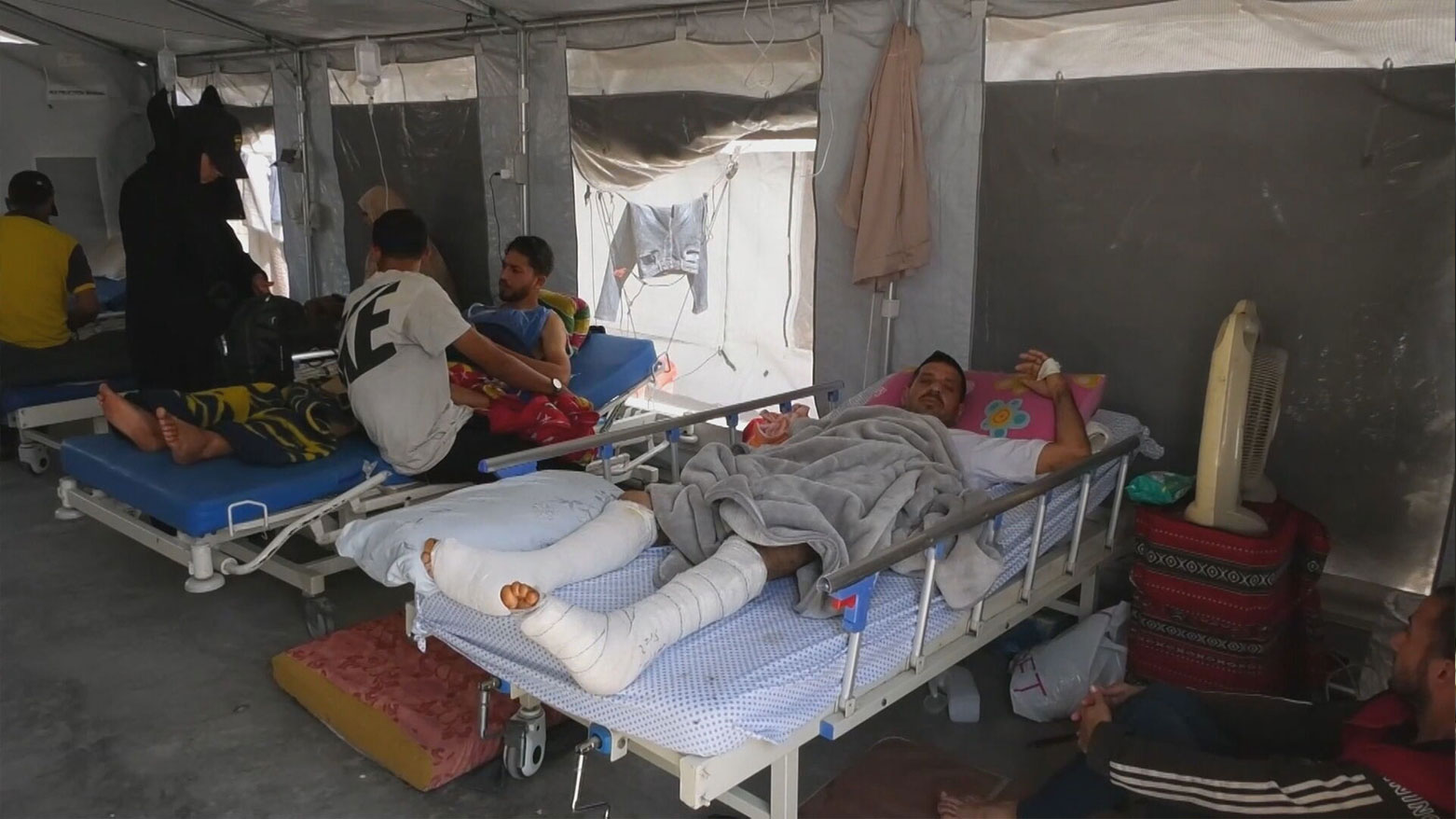 سیستەمی تەندروستیی کەرتی غەززە بەتەواوی وێران بووە