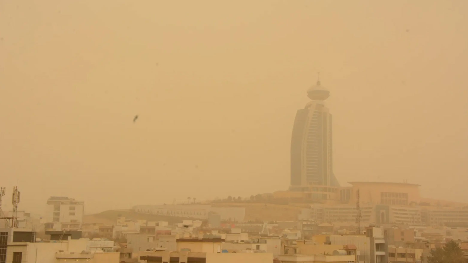 موج گردوغبار در سلیمانیە