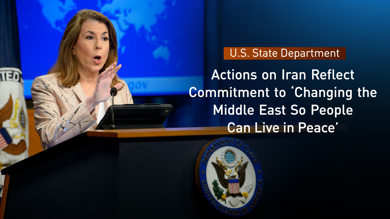 State Department spokesperson Tammy Bruce. (Photo: AP)