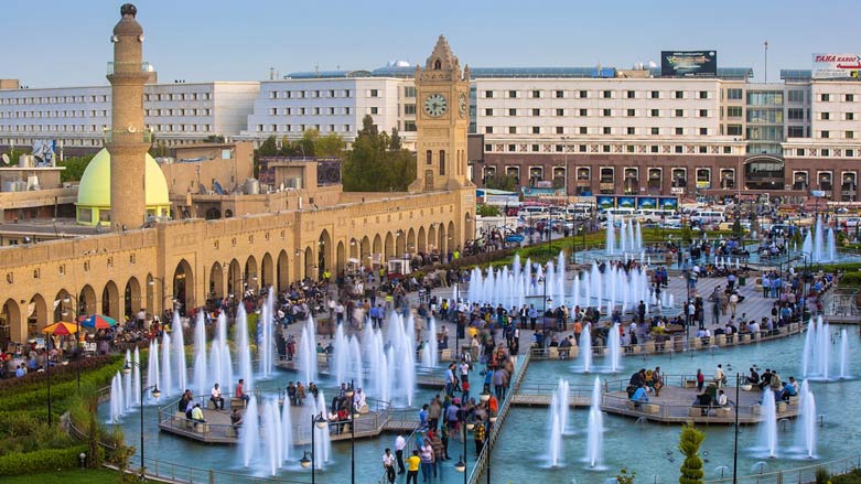 Shar Park in Downtown Erbil , Kurdistan Region. (Photo: Kurdistan24)