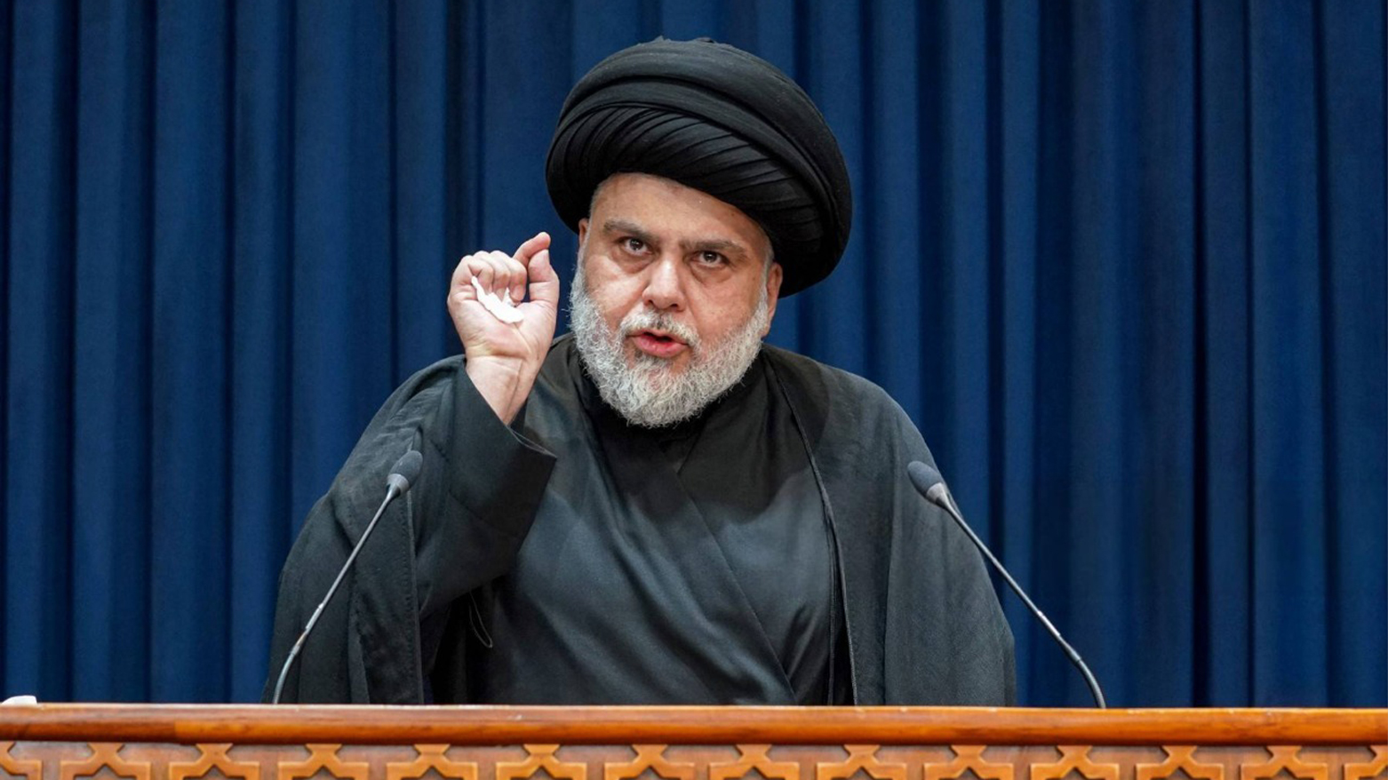 The leader of the National Shiite Movement, Muqtada al-Sadr. (Photo: AFP)