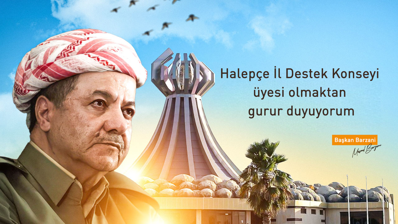 Halepçe İl Destek Konseyinden Başkan Barzani'ye teşekkür