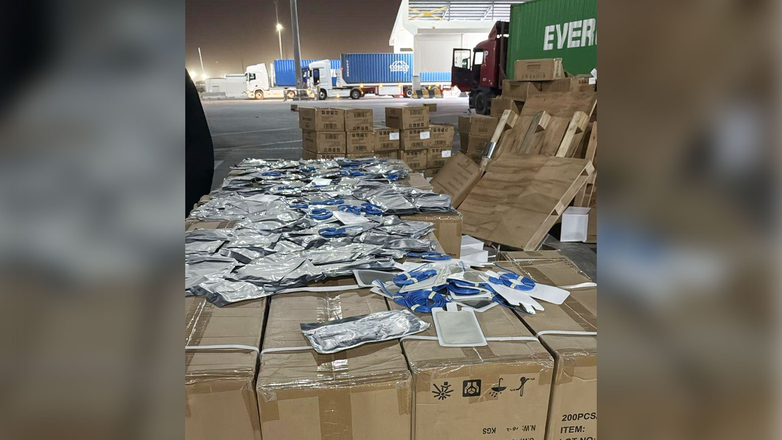 ضبط حاوية أجهزة طبية مهرّبة في ميناء أم قصر جنوبي العراق