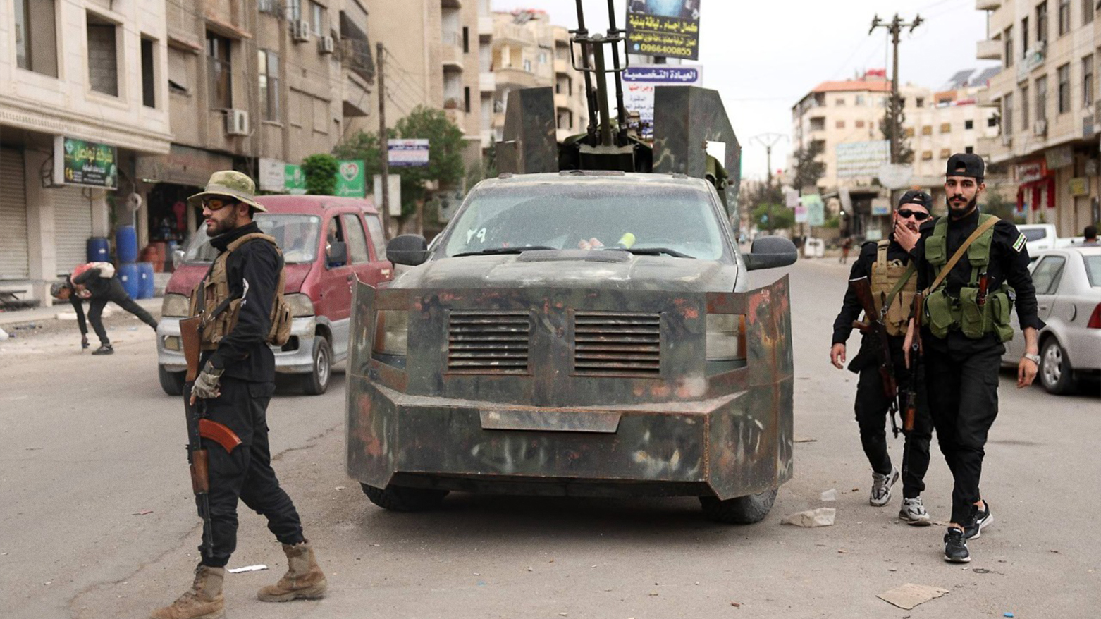 Members of Syria's security forces. (Photo: AFP)