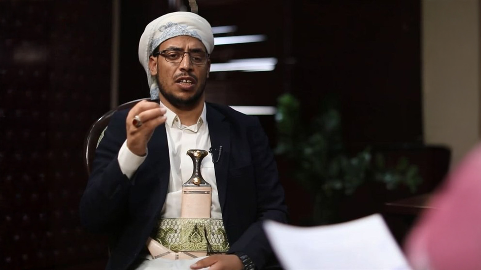 Ahmad al-Imam, the special cultural representative of Yemen's Ansarullah movement in Iran. (Photo: Tasnim News Agency)