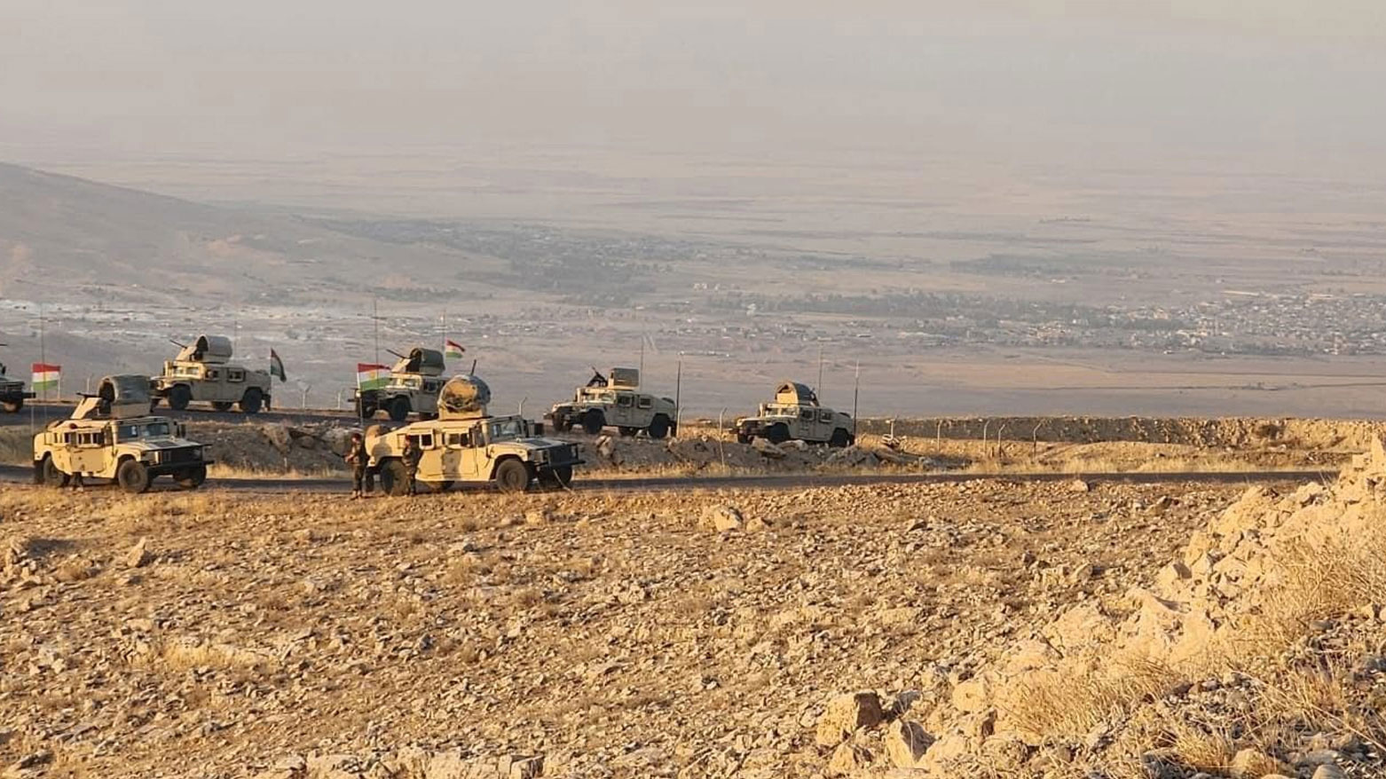 البيشمركة تنفّذ عملية تمشيط في جبل قرة‌چوغ لملاحقة فلول داعش