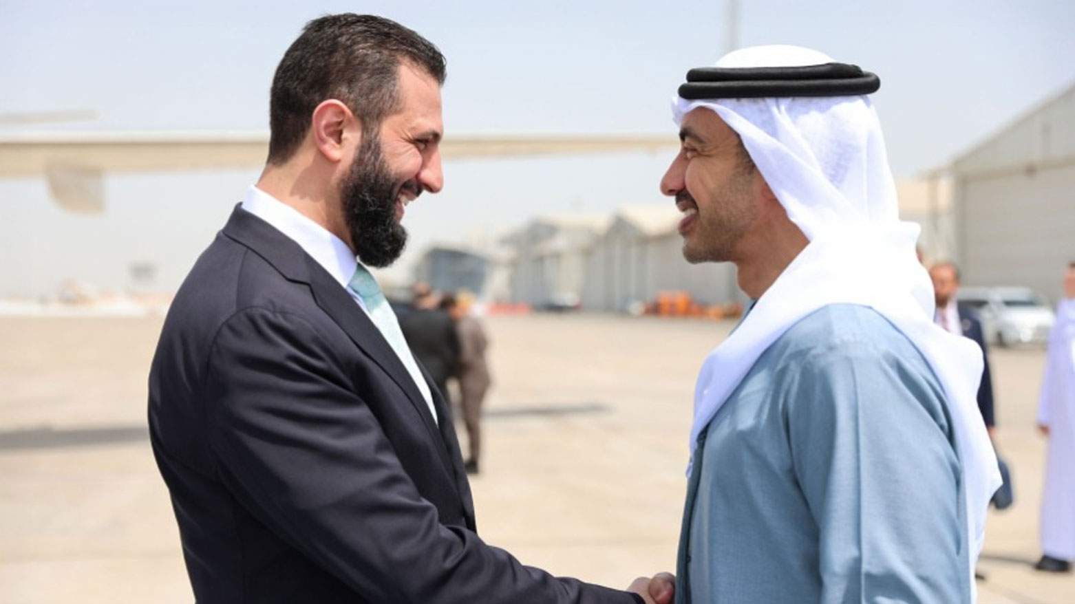 الرئيس السوري يصل أبوظبي لبحث فرص الإعمار والاستثمار