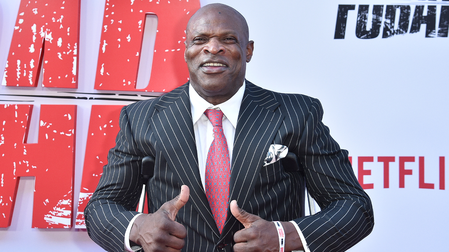 Ronnie Coleman arrives at the season two premiere of "Fubar" on Wednesday, June 11, 2025, in Los Angeles. (Photo: AP)