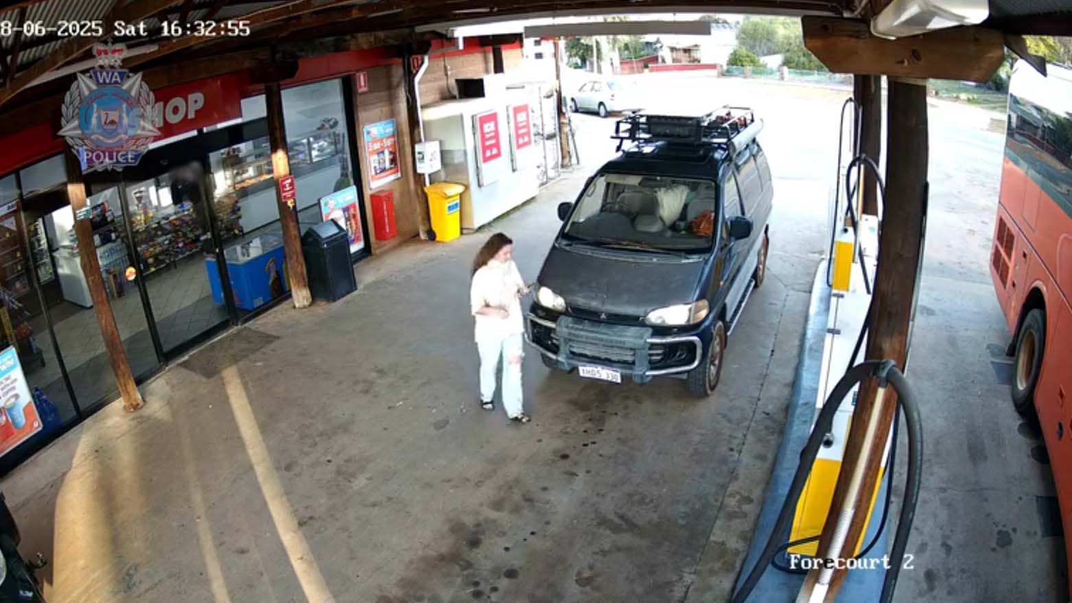 تصویر کارولینا ویلگا از دوربین‌ مداربسته در منطقه بیکن