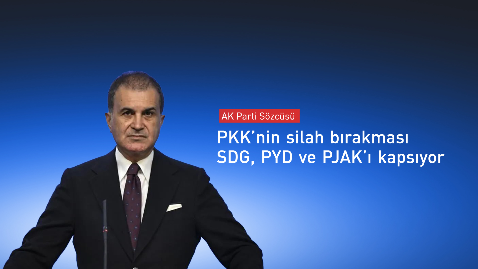 Sözcü Çelik: Silahsızlanma SDG ve PJAK’ı da kapsıyor
